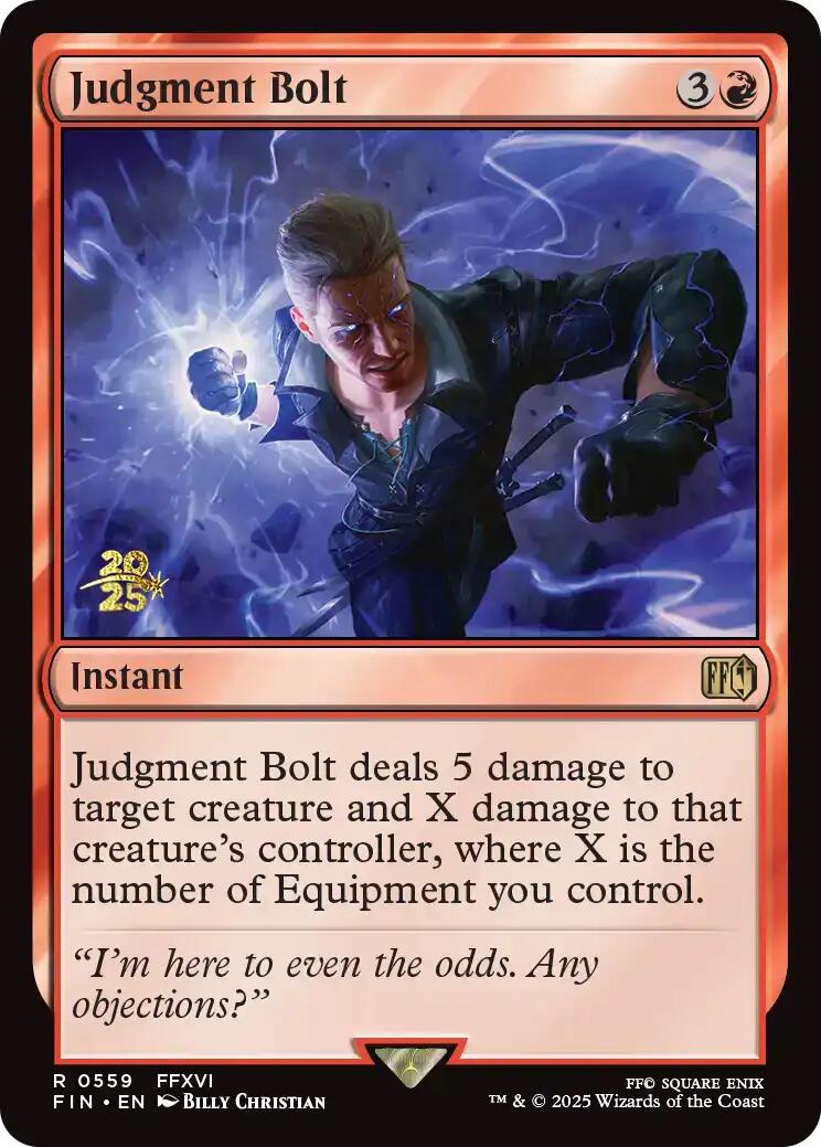 Judgment Bolt [FINAL FANTASY Prerelease Promo] | Gamers Paradise