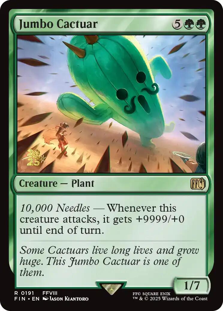 Jumbo Cactuar [FINAL FANTASY Prerelease Promo] | Gamers Paradise
