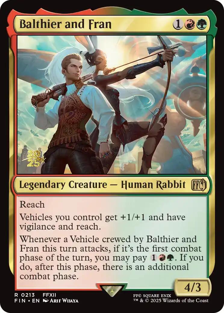 Balthier and Fran [FINAL FANTASY Prerelease Promo] | Gamers Paradise