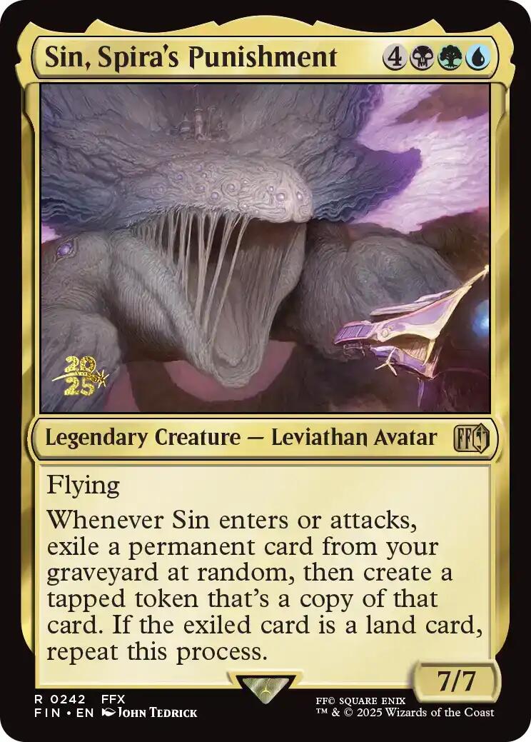 Sin, Spira's Punishment [FINAL FANTASY Prerelease Promo] | Gamers Paradise