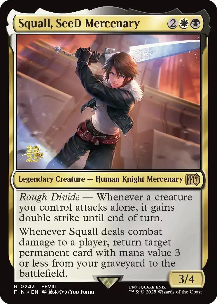 Squall, SeeD Mercenary [FINAL FANTASY Prerelease Promo] | Gamers Paradise