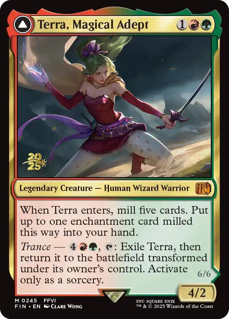 Terra, Magical Adept // Esper Terra [FINAL FANTASY Prerelease Promo] | Gamers Paradise