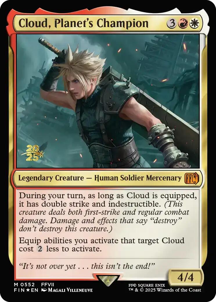 Cloud, Planet's Champion [FINAL FANTASY Prerelease Promo] | Gamers Paradise