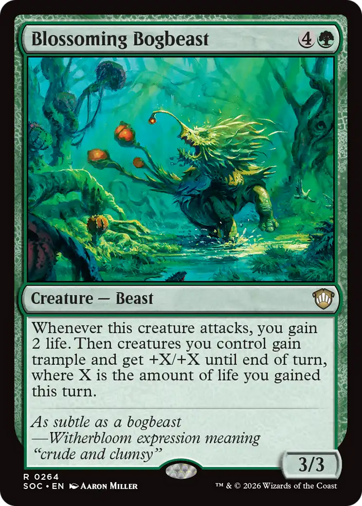 Blossoming Bogbeast [Secrets of Strixhaven Commander] | Gamers Paradise