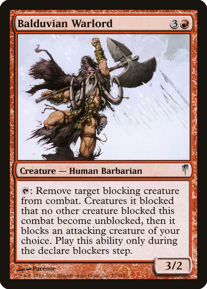 Balduvian Warlord [Coldsnap] | Gamers Paradise
