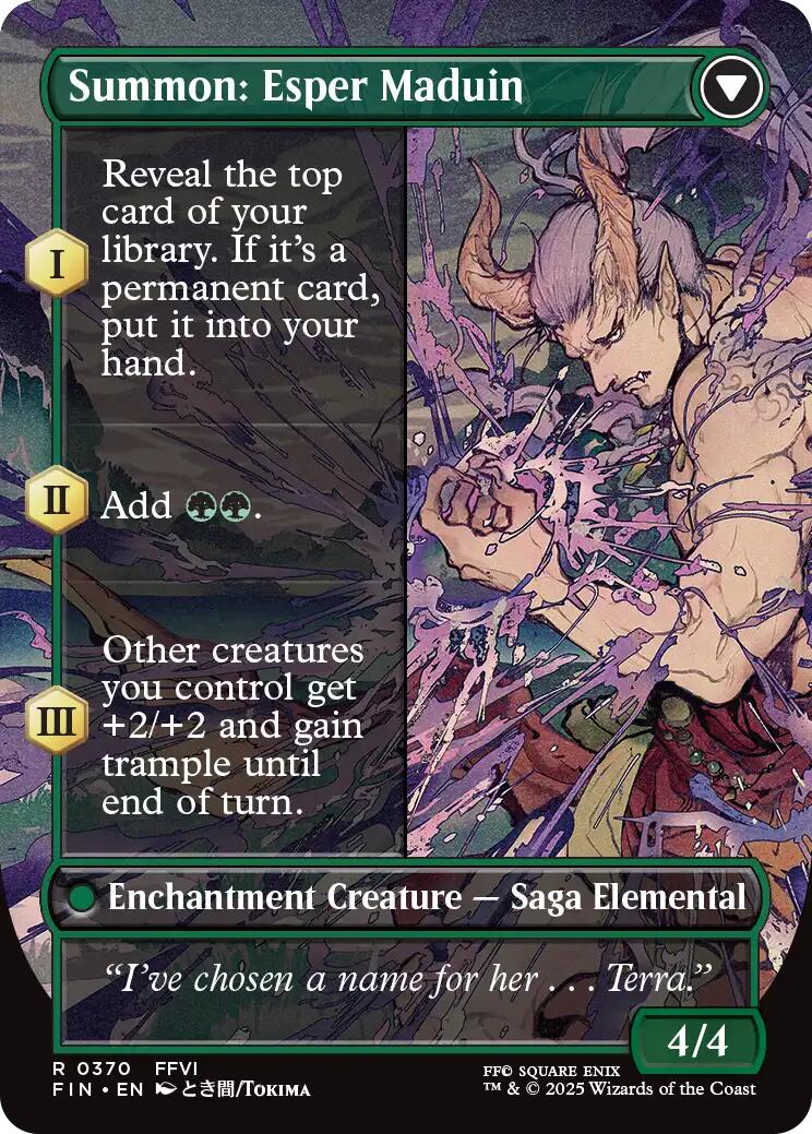 Esper Origins // Summon: Esper Maduin (Borderless) [FINAL FANTASY] | Gamers Paradise
