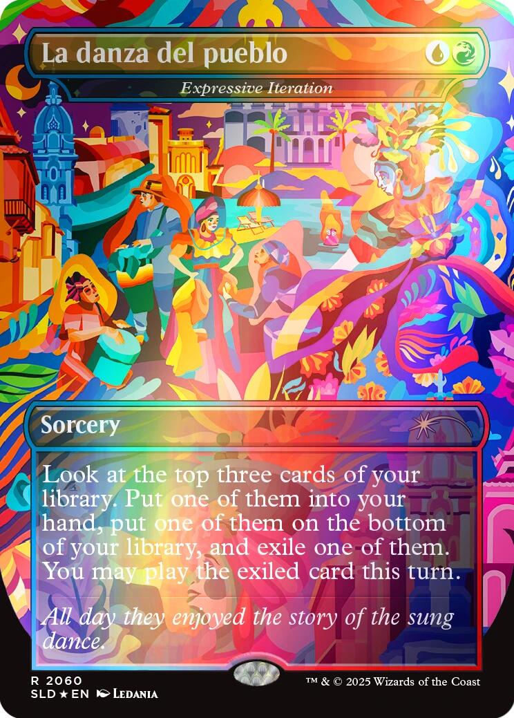 La danza del pueblo - Expressive Iteration (Rainbow Foil) [Secret Lair Drop Series] | Gamers Paradise