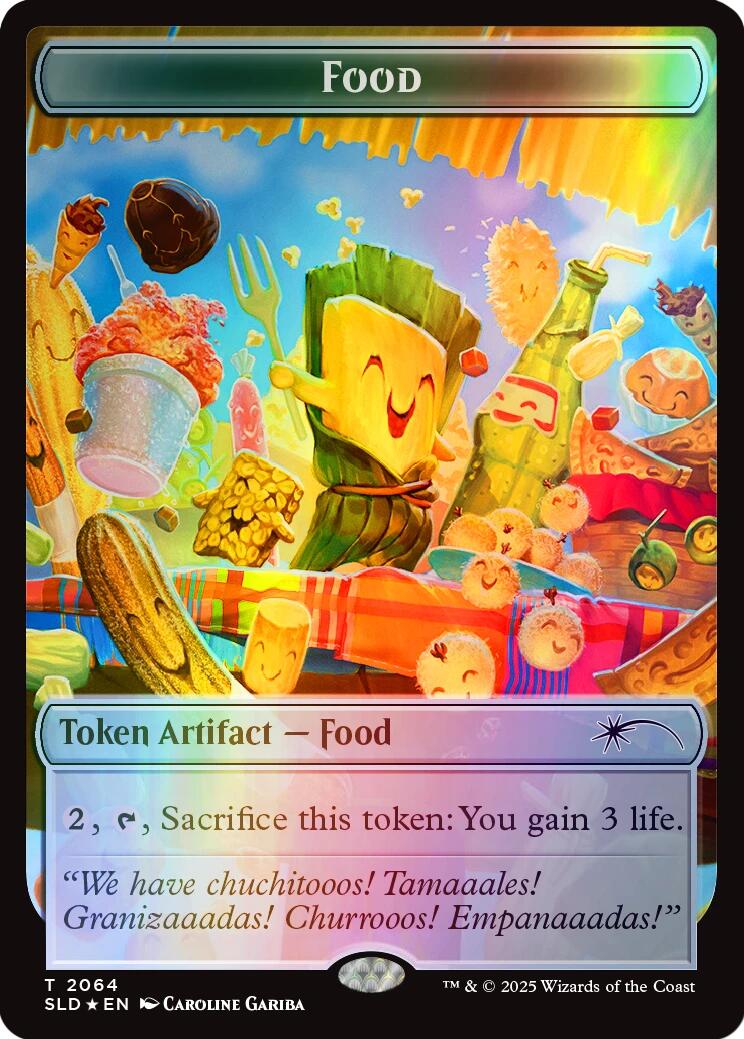Food Token (2064) (Rainbow Foil) [Secret Lair Drop Series] | Gamers Paradise