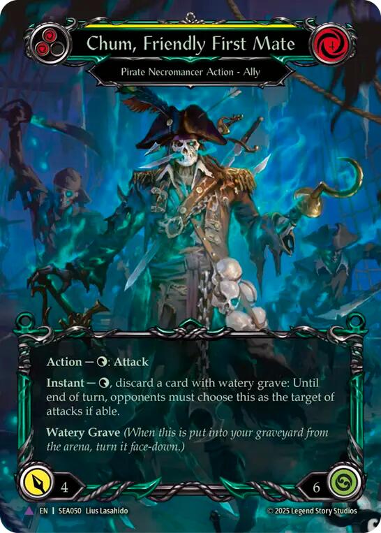 Chum, Friendly First Mate (Marvel Cold Foil) [SEA050] (High Seas)  Cold Foil | Gamers Paradise