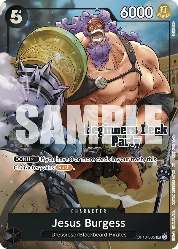 Jesus Burgess (ST-23 - ST-28 Beginners Deck Party) [Winner] [One Piece Promotion Cards] | Gamers Paradise