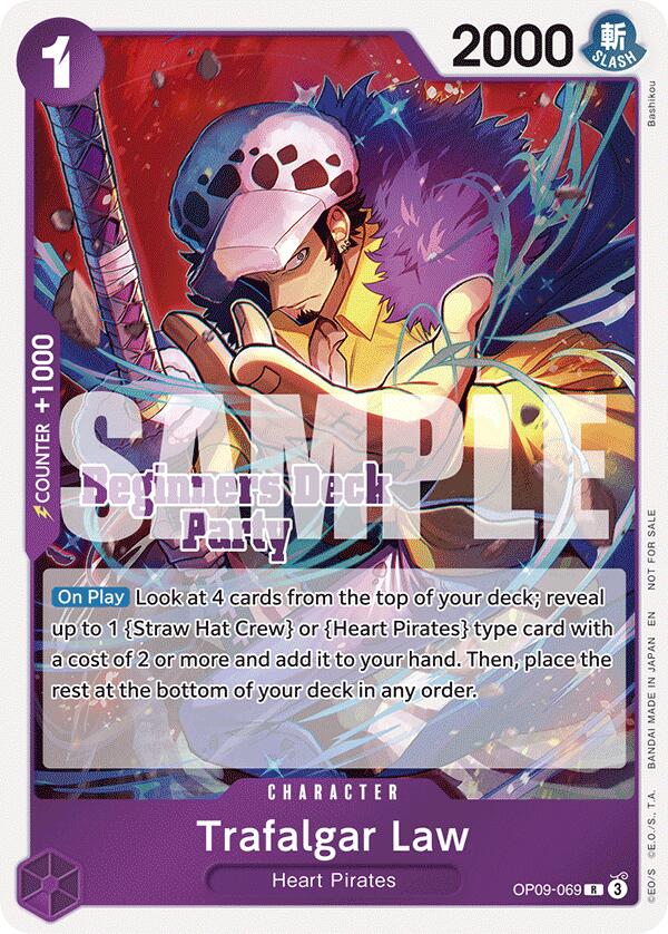 Trafalgar Law (ST-23 - ST-28 Beginners Deck Party) [Participation] [One Piece Promotion Cards] | Gamers Paradise