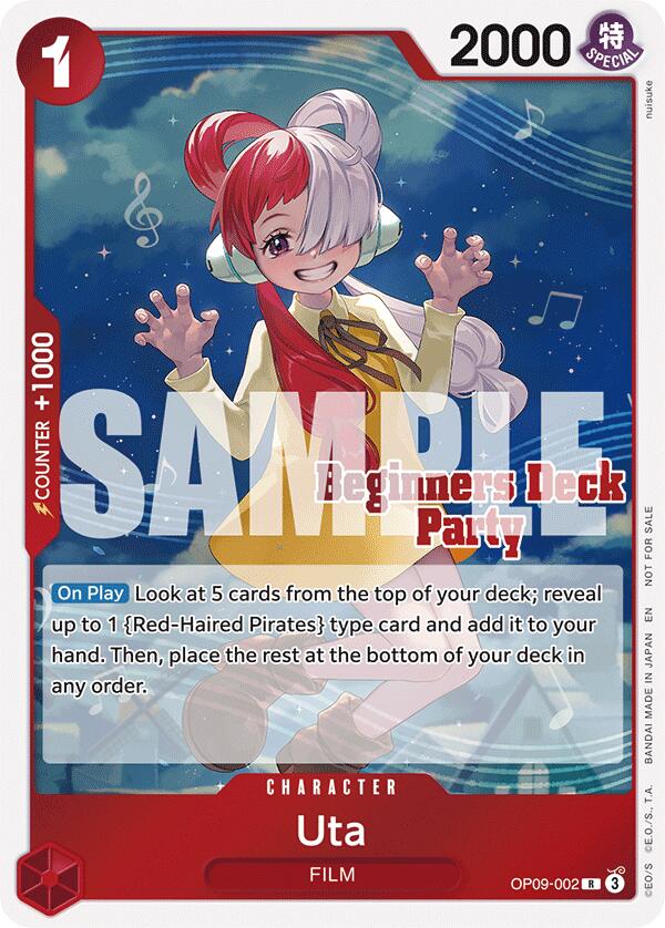 Uta (ST-23 - ST-28 Beginners Deck Party) [Participation] [One Piece Promotion Cards] | Gamers Paradise