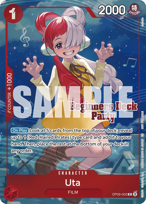 Uta (ST-23 - ST-28 Beginners Deck Party) [Winner] [One Piece Promotion Cards] | Gamers Paradise