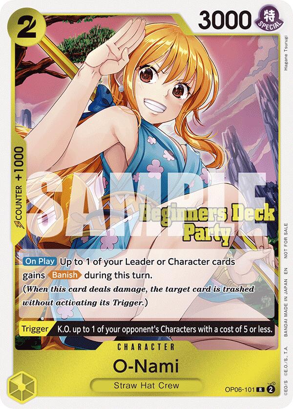 O-Nami (ST-23 - ST-28 Beginners Deck Party) [Participation] [One Piece Promotion Cards] | Gamers Paradise