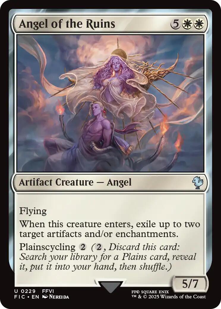 Angel of the Ruins (Surge Foil) [FINAL FANTASY Commander] | Gamers Paradise