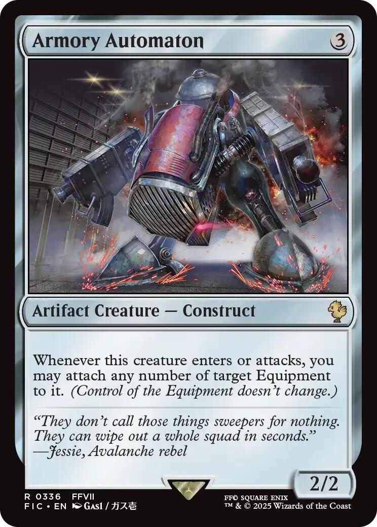 Armory Automaton (Surge Foil) [FINAL FANTASY Commander] | Gamers Paradise