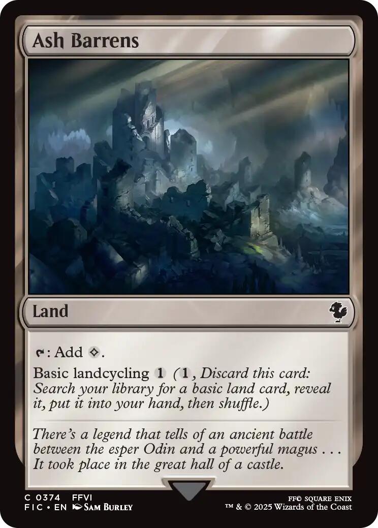 Ash Barrens (Surge Foil) [FINAL FANTASY Commander] | Gamers Paradise