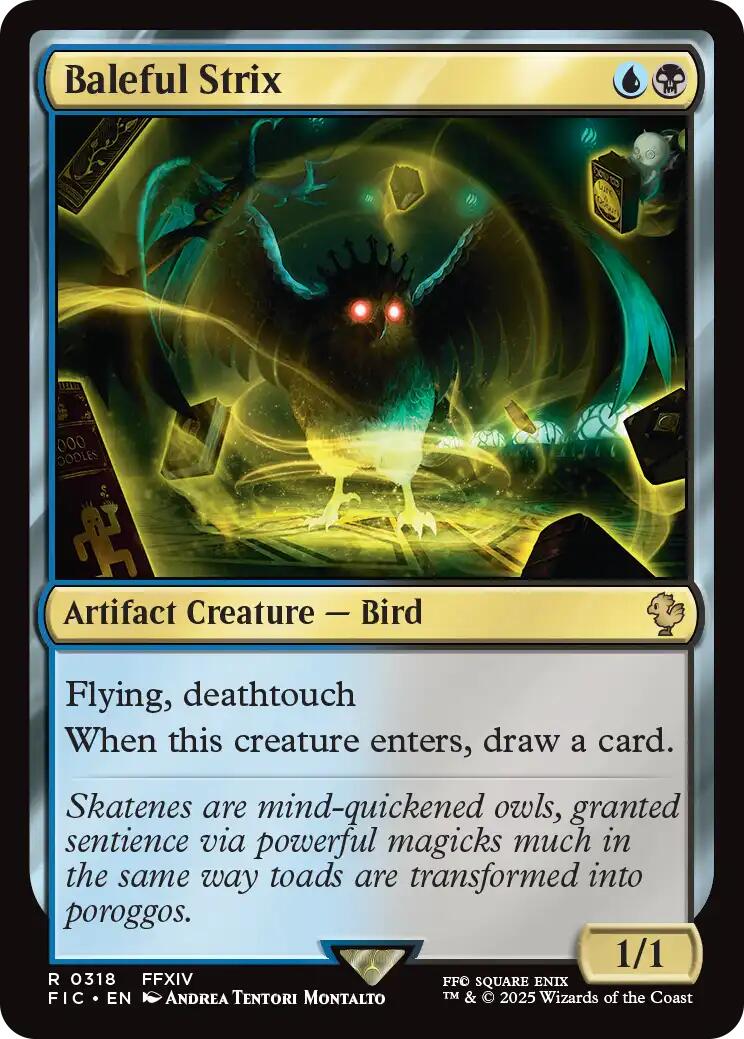 Baleful Strix (Surge Foil) [FINAL FANTASY Commander] | Gamers Paradise