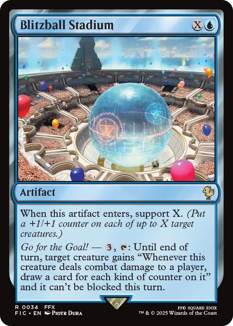 Blitzball Stadium (Surge Foil) [FINAL FANTASY Commander] | Gamers Paradise