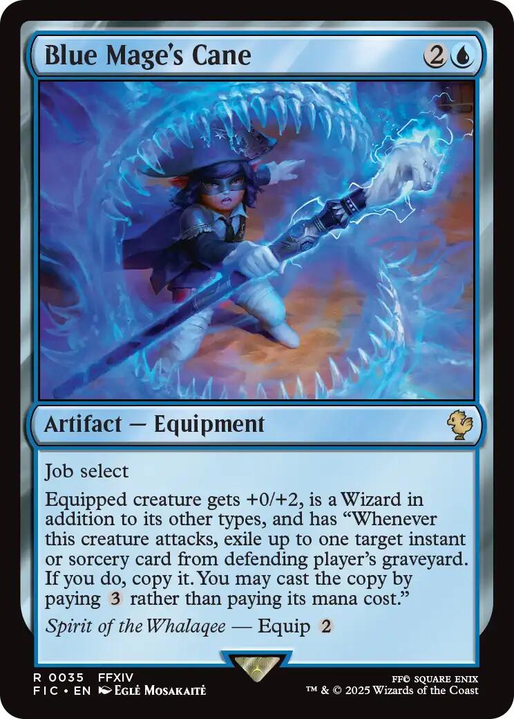 Blue Mage's Cane (Surge Foil) [FINAL FANTASY Commander] | Gamers Paradise