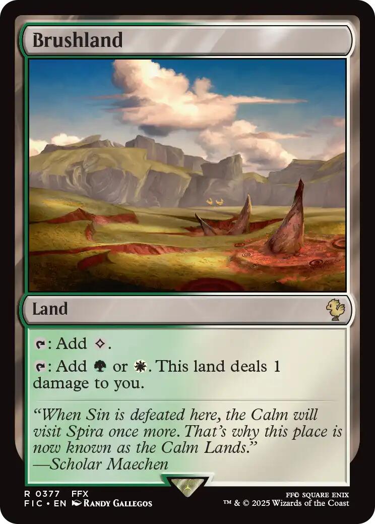 Brushland (Surge Foil) [FINAL FANTASY Commander] | Gamers Paradise
