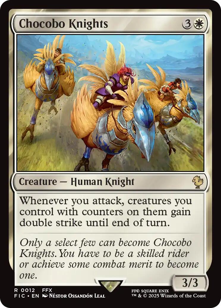 Chocobo Knights (Surge Foil) [FINAL FANTASY Commander] | Gamers Paradise