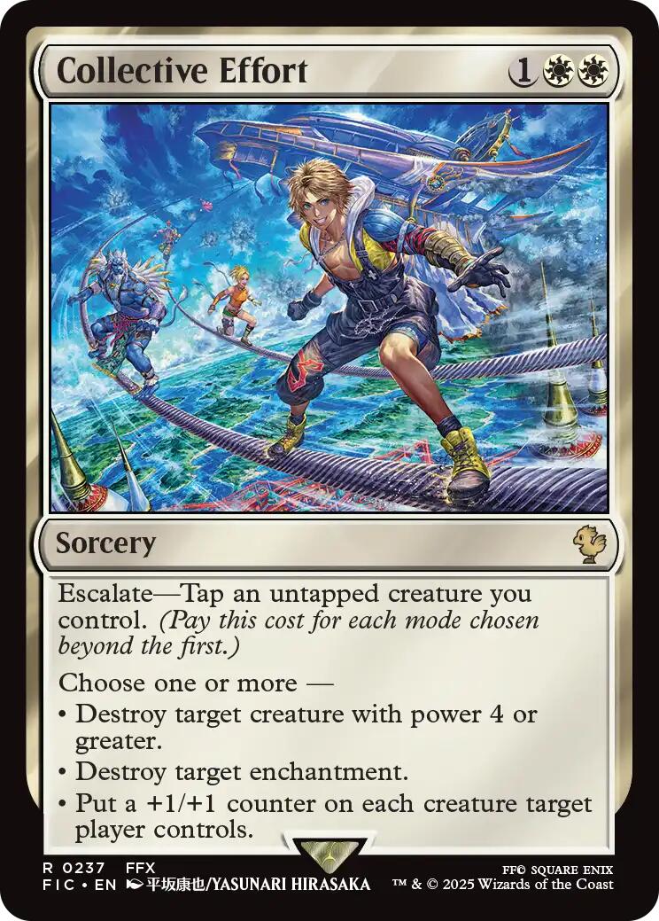 Collective Effort (Surge Foil) [FINAL FANTASY Commander] | Gamers Paradise