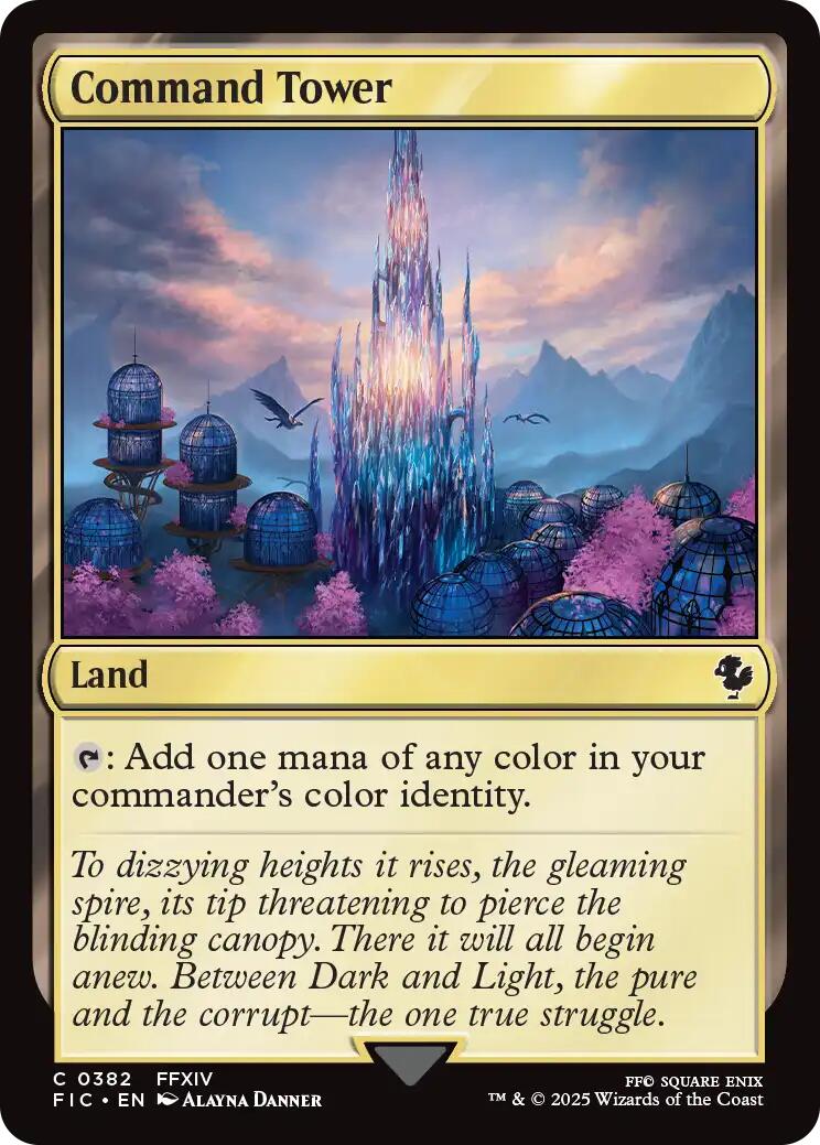 Command Tower (0382) (Surge Foil) [FINAL FANTASY Commander] | Gamers Paradise