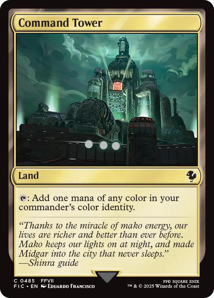 Command Tower (0485) (Surge Foil) [FINAL FANTASY Commander] | Gamers Paradise