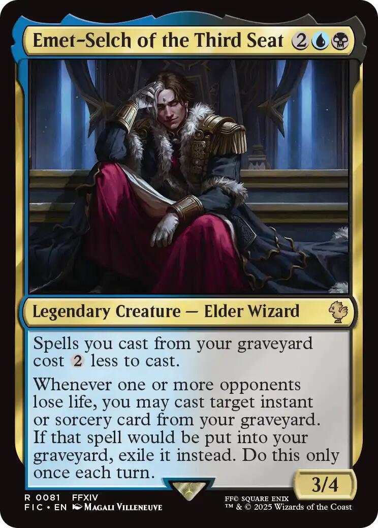 Emet-Selch of the Third Seat (Surge Foil) [FINAL FANTASY Commander] | Gamers Paradise