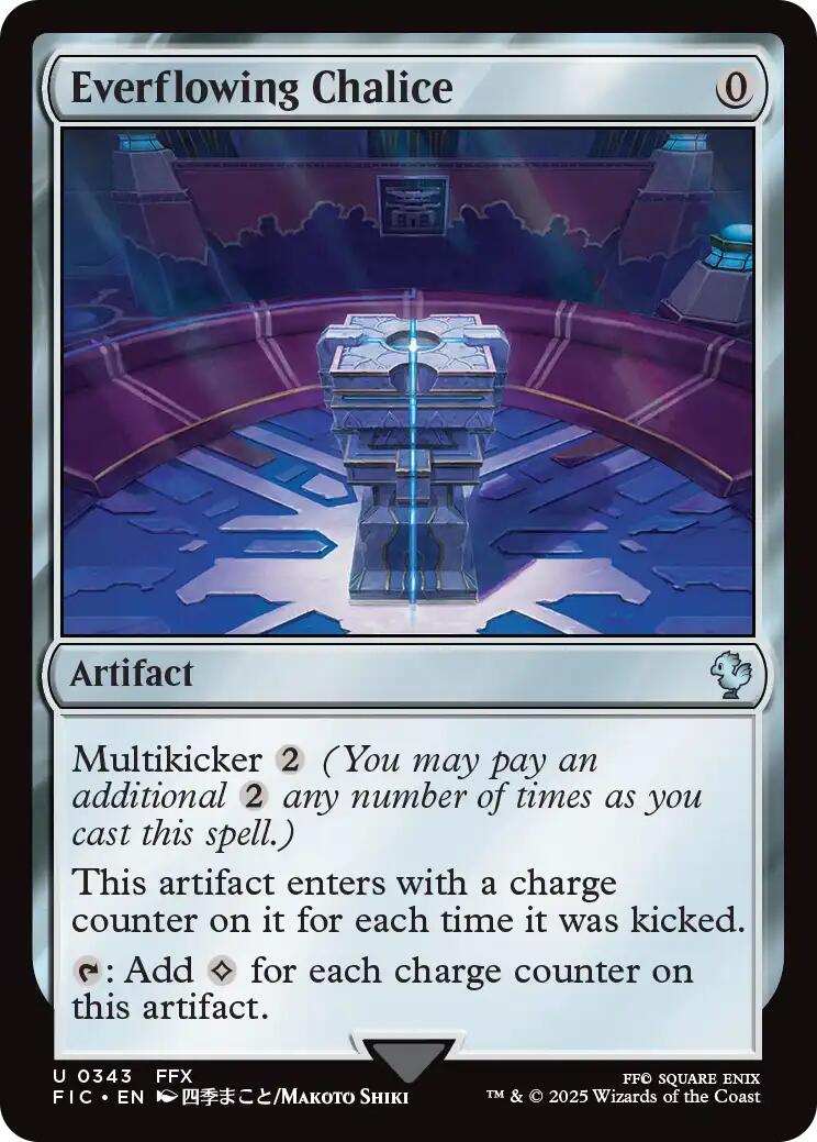 Everflowing Chalice (Surge Foil) [FINAL FANTASY Commander] | Gamers Paradise