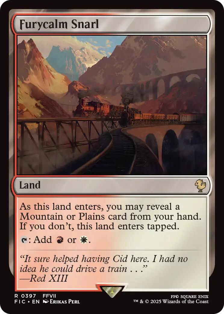 Furycalm Snarl (Surge Foil) [FINAL FANTASY Commander] | Gamers Paradise