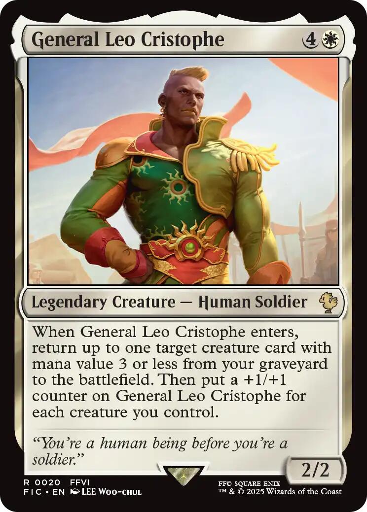 General Leo Cristophe (Surge Foil) [FINAL FANTASY Commander] | Gamers Paradise