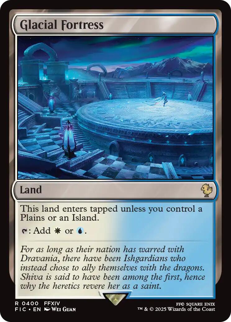 Glacial Fortress (Surge Foil) [FINAL FANTASY Commander] | Gamers Paradise