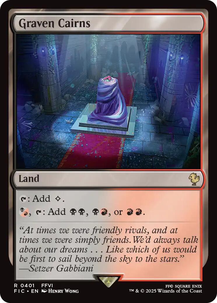 Graven Cairns (Surge Foil) [FINAL FANTASY Commander] | Gamers Paradise