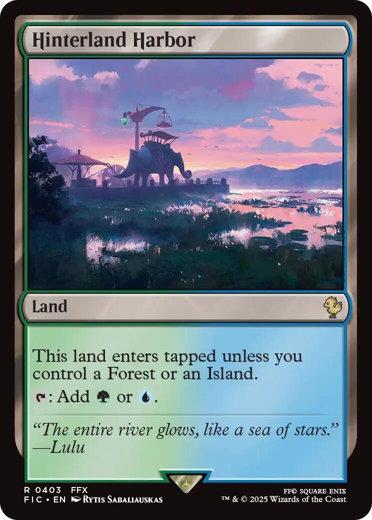 Hinterland Harbor (Surge Foil) [FINAL FANTASY Commander] | Gamers Paradise