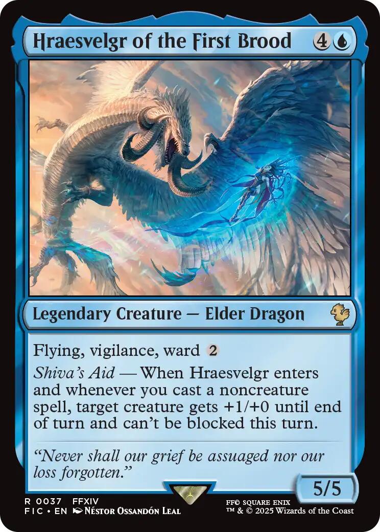 Hraesvelgr of the First Brood (Surge Foil) [FINAL FANTASY Commander] | Gamers Paradise