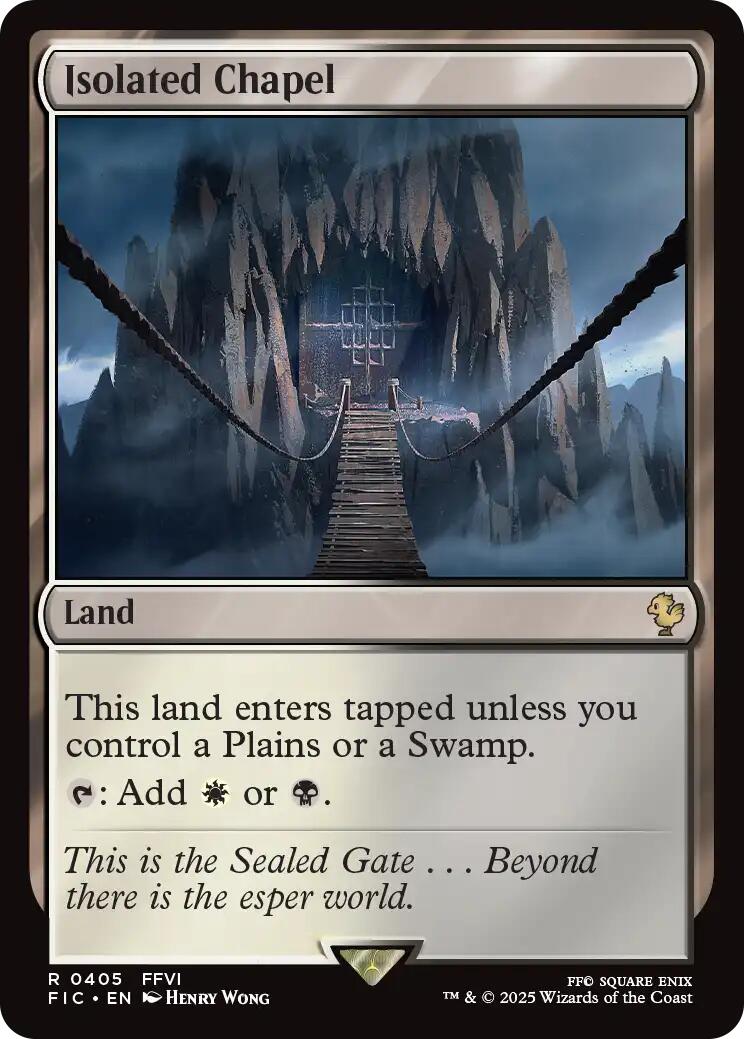 Isolated Chapel (Surge Foil) [FINAL FANTASY Commander] | Gamers Paradise