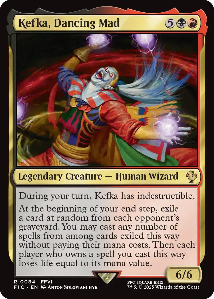 Kefka, Dancing Mad (Surge Foil) [FINAL FANTASY Commander] | Gamers Paradise