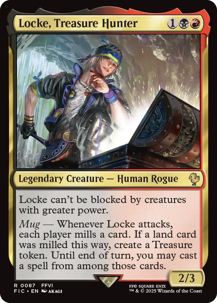 Locke, Treasure Hunter (Surge Foil) [FINAL FANTASY Commander] | Gamers Paradise