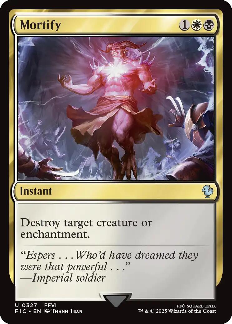 Mortify (Surge Foil) [FINAL FANTASY Commander] | Gamers Paradise