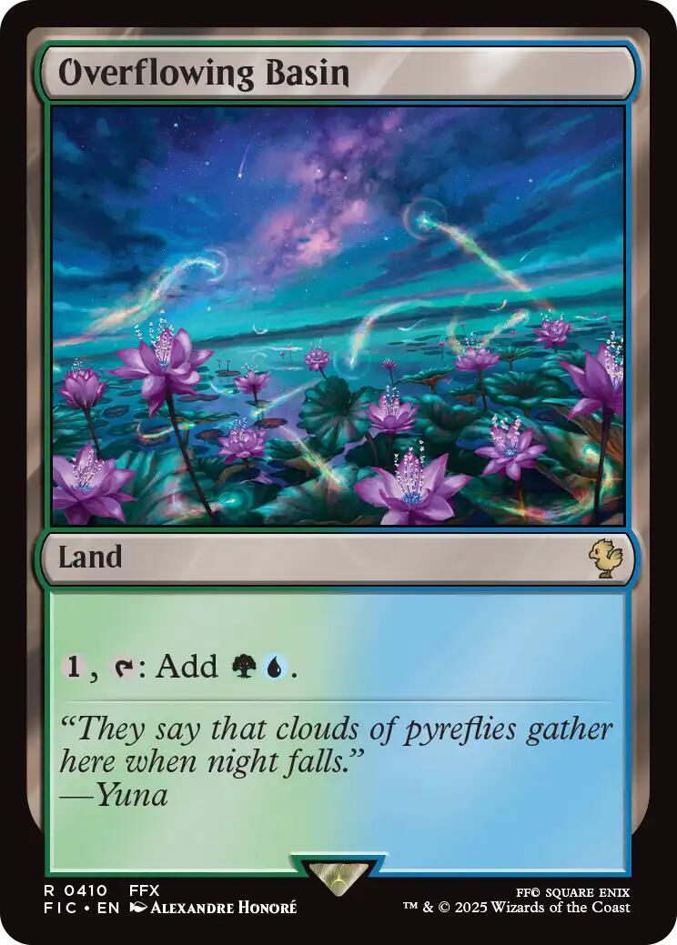 Overflowing Basin (Surge Foil) [FINAL FANTASY Commander] | Gamers Paradise