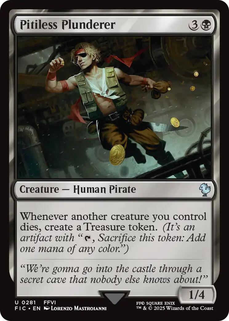 Pitiless Plunderer (Surge Foil) [FINAL FANTASY Commander] | Gamers Paradise