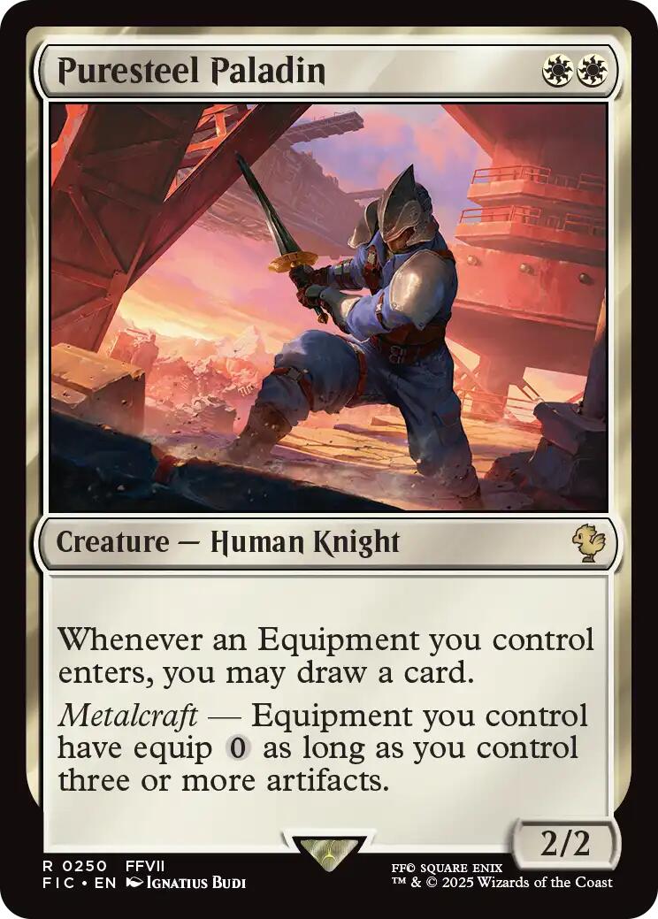 Puresteel Paladin (Surge Foil) [FINAL FANTASY Commander] | Gamers Paradise