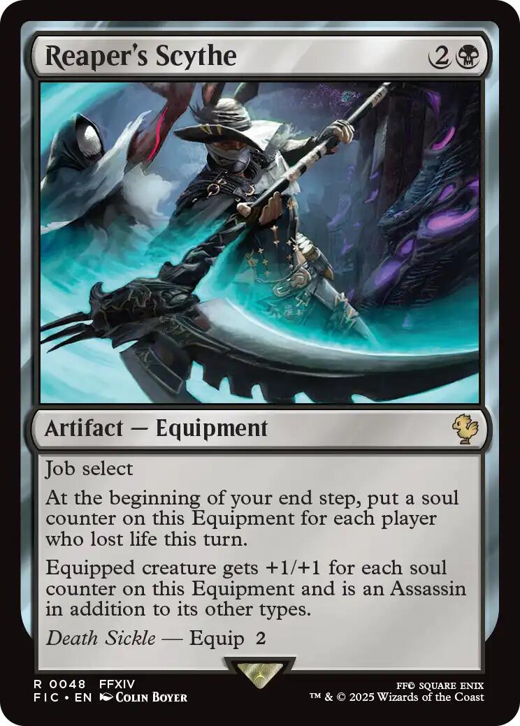 Reaper's Scythe (Surge Foil) [FINAL FANTASY Commander] | Gamers Paradise