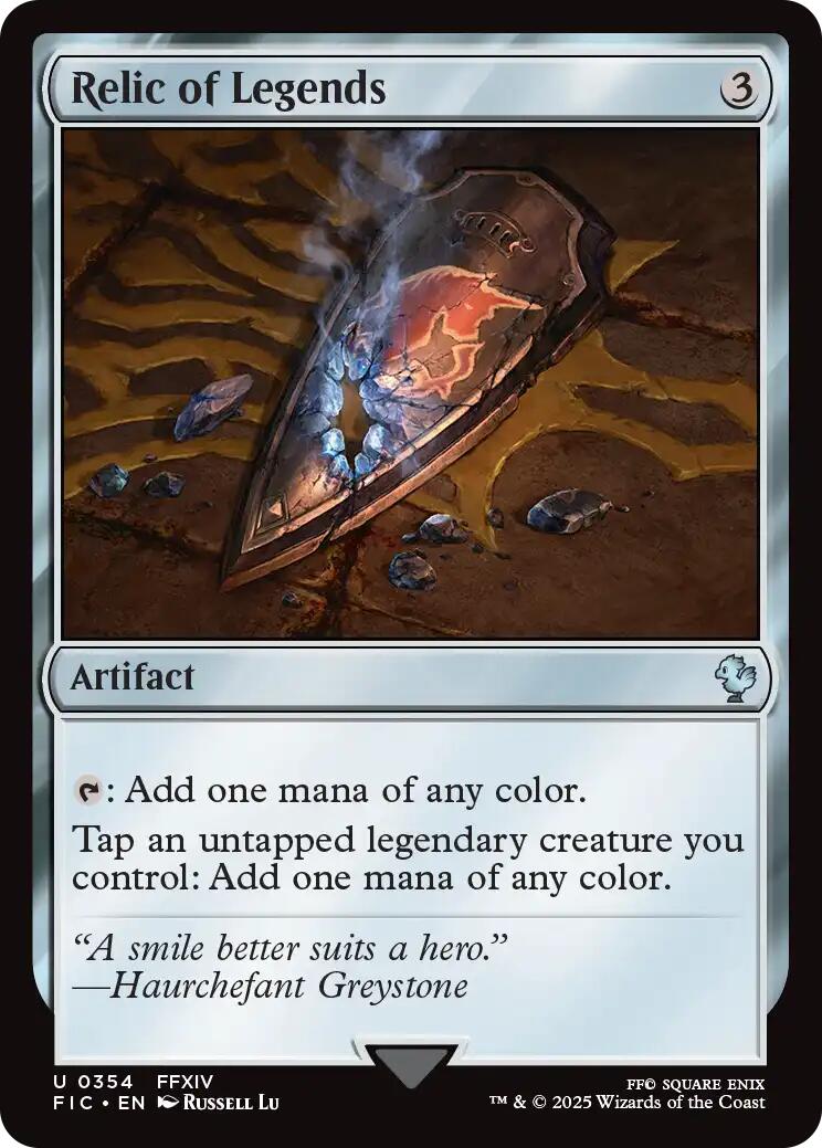 Relic of Legends (Surge Foil) [FINAL FANTASY Commander] | Gamers Paradise