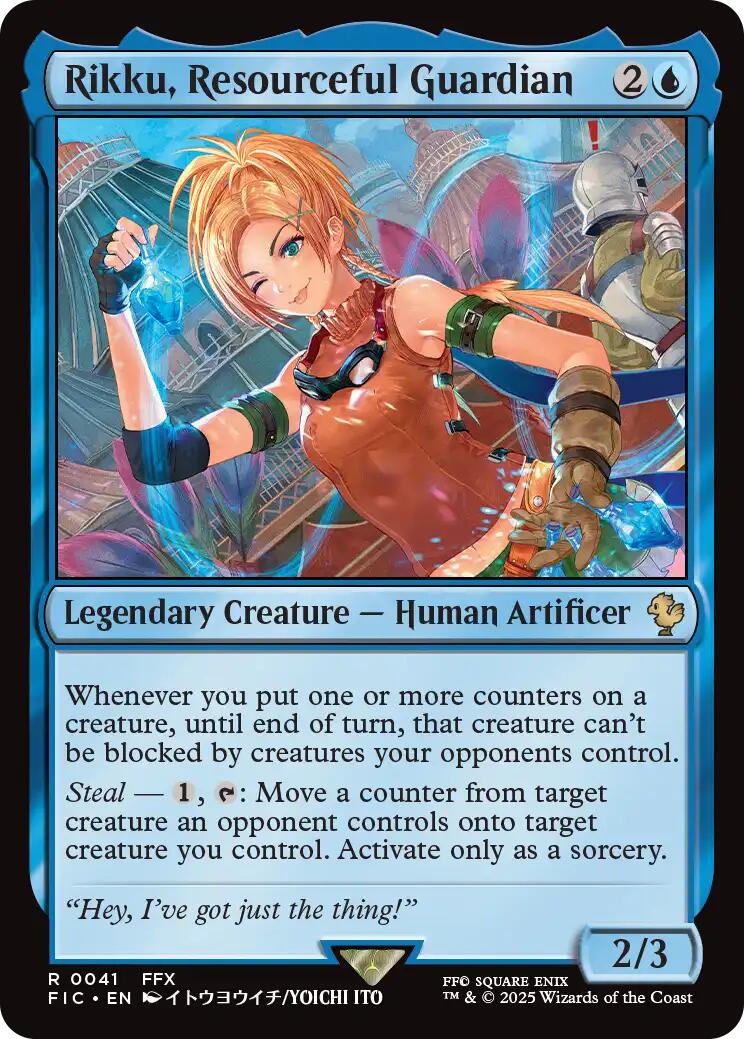 Rikku, Resourceful Guardian (Surge Foil) [FINAL FANTASY Commander] | Gamers Paradise