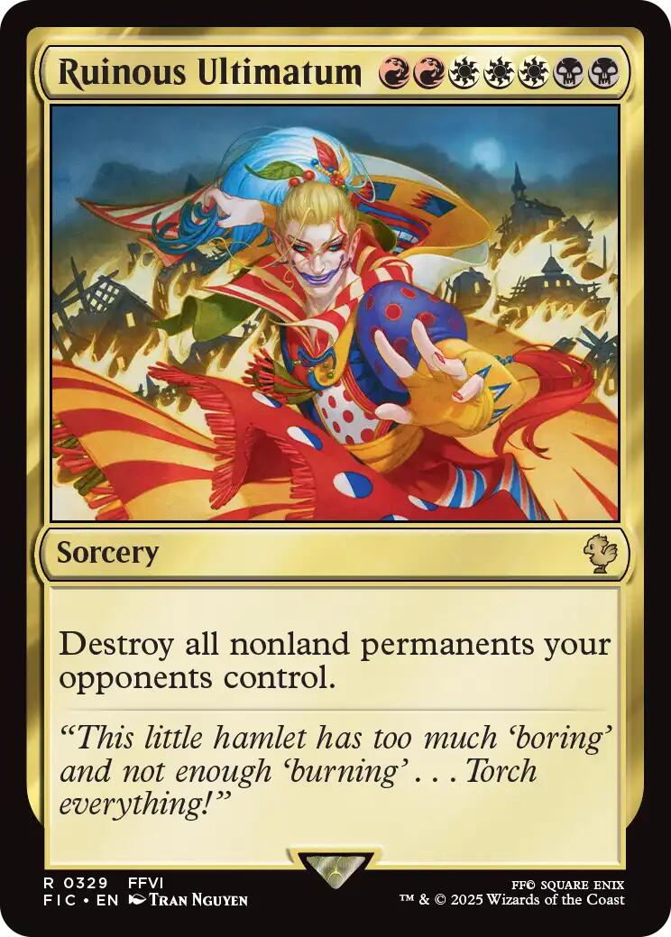 Ruinous Ultimatum (Surge Foil) [FINAL FANTASY Commander] | Gamers Paradise