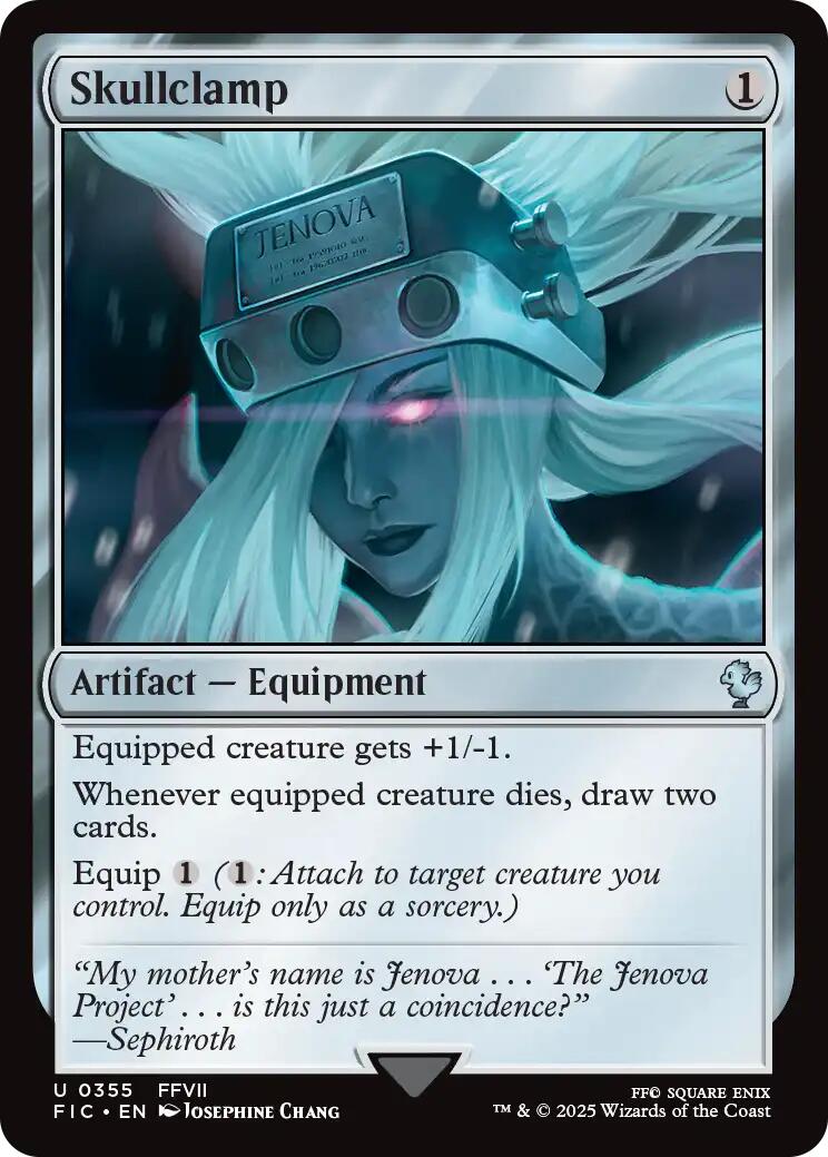 Skullclamp (Surge Foil) [FINAL FANTASY Commander] | Gamers Paradise