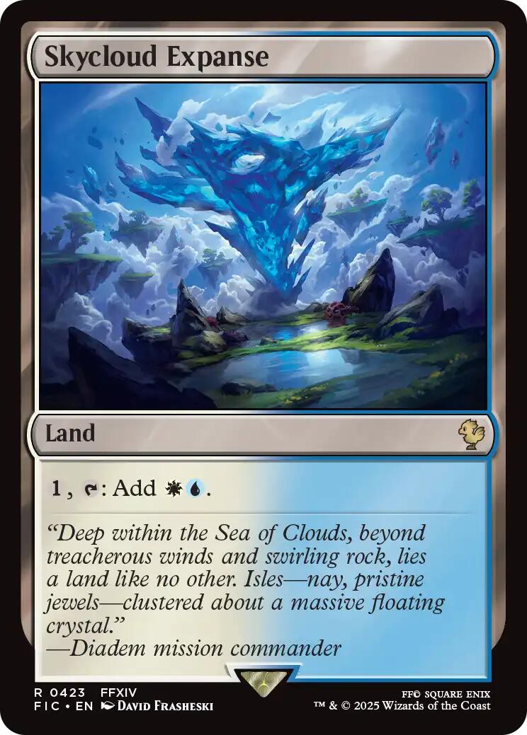 Skycloud Expanse (Surge Foil) [FINAL FANTASY Commander] | Gamers Paradise